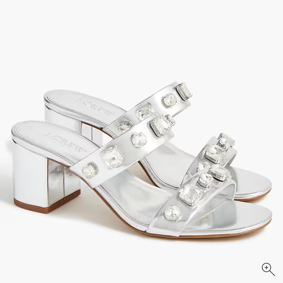 J. Crew Shoes - JCREW Jewel mule heels 7 or 8 YOU PICK NWT